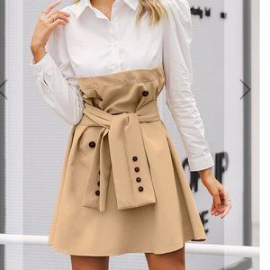 High Waist Dress